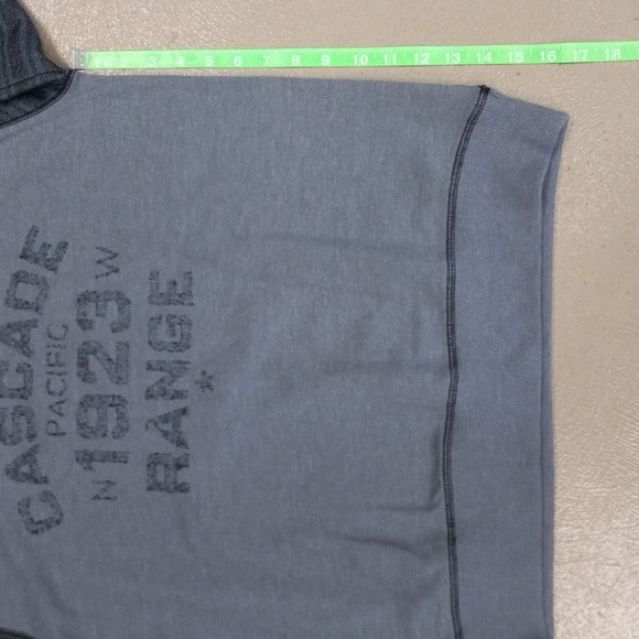 Mossimo Gray, Black and Blue, Long Sleeve  Crew Neck Shirt - Picture 5 of 11